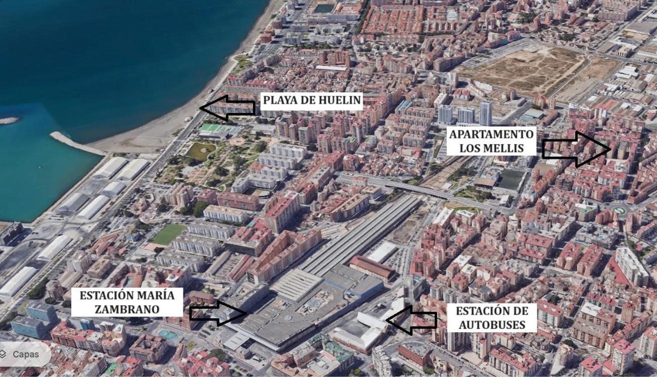 Los Mellis - Maria Zambrano Estacion De Tren & Bus Málaga Exterior foto